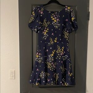 BB Dakota Navy Floral Dress